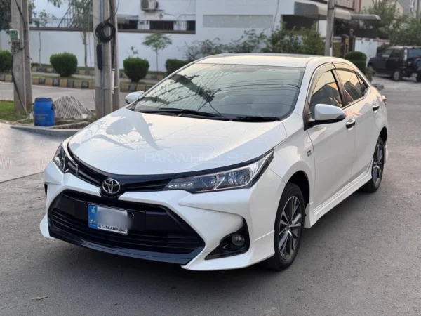Toyota Corolla Altis X chauffeur car rental Lahore