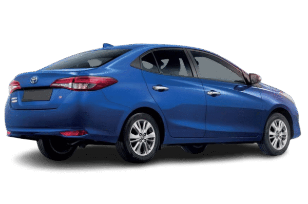 Toyota Yaris economy rental car in Lahore